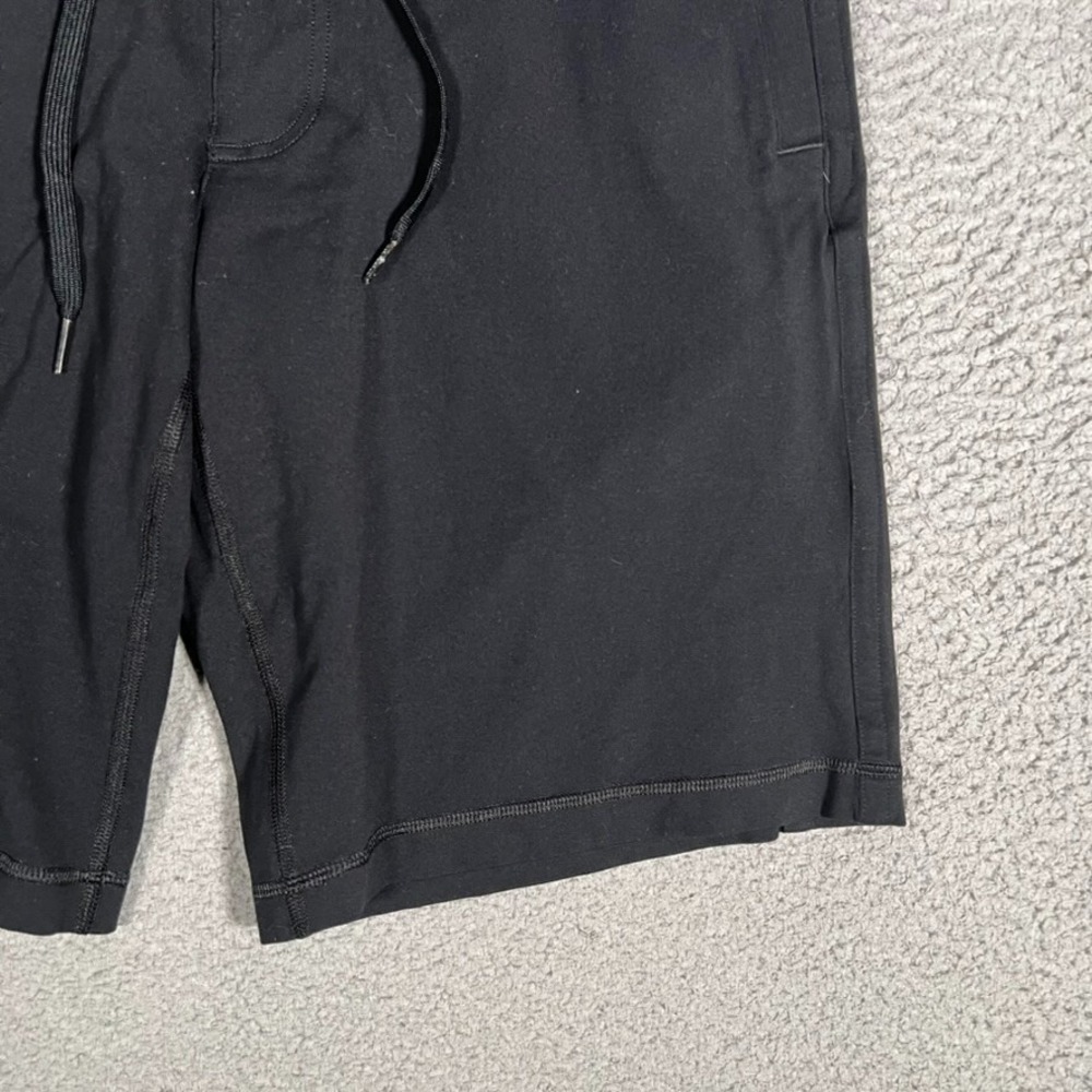 Lululemon Shorts Mens 33 Black Boardshorts 10" Swim Surf Beach Drawstring Pocket - Picture 4 of 10